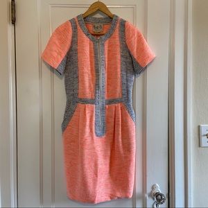 Sea New York Zip Front tweed dress